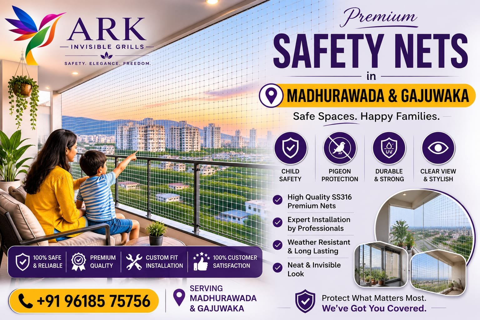 Safety Nets in Madhurawada and Gajuwaka